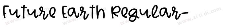 Future Earth Regular字体转换